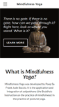Mobile Screenshot of mindfulnessyoga.net