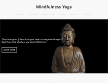 Tablet Screenshot of mindfulnessyoga.net